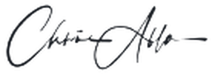 Chris Abla signature